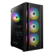 Gamdias AURA GC2 ELITE Mesh FRGB Mid-tower ATX Gaming Casing + AURA GP750