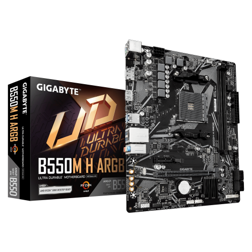 GIGABYTE B550M H ARGB AM4 Motherboard