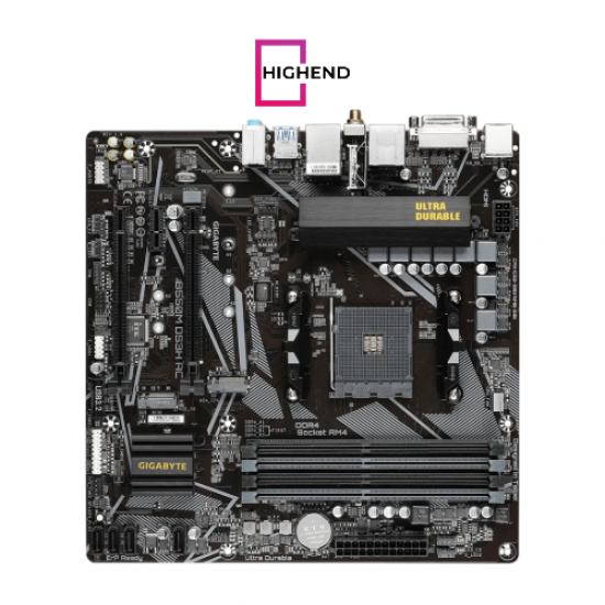 GIGABYTE B550M DS3H AC R2.0 Motherboard AMD Socket AM4 DDR4 Micro ATX GIGABYTE B550M DS3H AC R2.0 Motherboard AMD Socket AM4 DDR4 Micro ATX