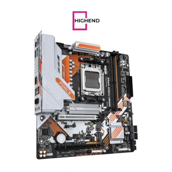 GIGABYTE B850M FORCE WIFI6E Micro ATX Motherboard for AMD AM5 with AMD B850 Chipset, DDR5 Support, Wi-Fi 6E, Bluetooth 5.3, PCIe 5.0, HDMI & DisplayPort