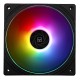 Thermalright TL-S12W-S CPU Fan, 120mm Case Cooler Fan ARGB, 4pin PWM Connector Silent Computer Cooler with S-FDB Bearing Included,up to 1500RPM PC Cooling, BLACK