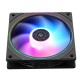 Thermalright TL-S12W-S CPU Fan, 120mm Case Cooler Fan ARGB, 4pin PWM Connector Silent Computer Cooler with S-FDB Bearing Included,up to 1500RPM PC Cooling, BLACK