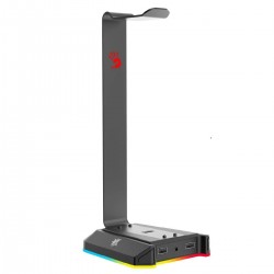 Bloody GS2 RGB Gaming Headset Stand – 7.1 Surround Sound Card – 3x USB 2.0 / 1x AUX | Black Bloody GS2 RGB Gaming Headset Stand – 7.1 Surround Sound Card – 3x USB 2.0 / 1x AUX | Black