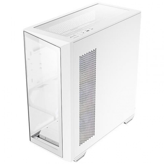 Antec C3 ARGB White, 3 x 120mm & 1 x 120mm ARGB PWM Fans Included, Up to 8 Fans Simultaneously, Type-C，Seamless Tempered Glass Front & Side Panels, 360mm Radiator Support, Mid-Tower ATX PC Case