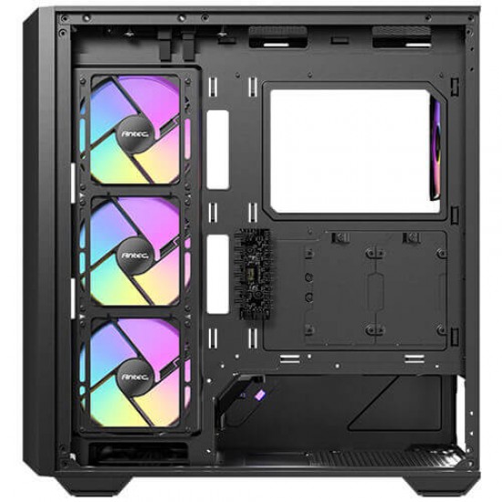 Antec C3 ARGB, 3 x 120mm & 1 x 120mm ARGB PWM Fans Included, Up to 8 Fans Simultaneously, Type-C，Seamless Tempered Glass Front & Side Panels, 360mm Radiator Support, Mid-Tower ATX PC Case