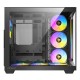 Antec C5 ARGB, 7 x 120mm ARGB PWM Fans Included, Up to 10 Fans Simultaneously, Type-C 3.2 Gen 2 Port, Seamless Tempered Glass Front & Side Panels, 360mm Radiator Support, Mid-Tower ATX PC Case