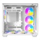 Antec C5 ARGB White, 7 x 120mm ARGB PWM Fans Included, Up to 10 Fans Simultaneously, Type-C 3.2 Gen 2 Port, Seamless Tempered Glass Front & Side Panels, 360mm Radiator Support, Mid-Tower ATX PC Case