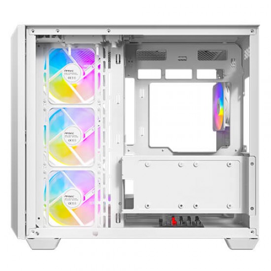 Antec C5 ARGB White, 7 x 120mm ARGB PWM Fans Included, Up to 10 Fans Simultaneously, Type-C 3.2 Gen 2 Port, Seamless Tempered Glass Front & Side Panels, 360mm Radiator Support, Mid-Tower ATX PC Case