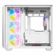 Antec C5 ARGB White, 7 x 120mm ARGB PWM Fans Included, Up to 10 Fans Simultaneously, Type-C 3.2 Gen 2 Port, Seamless Tempered Glass Front & Side Panels, 360mm Radiator Support, Mid-Tower ATX PC Case