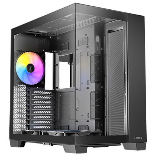 Antec C8 ARGB, 2X TQR 160mm & 1x TQ 140mm ARGB PWM Fans Included,Dual-Chamber Layout, Type-C, 360mm Radiator Support, Seamless TG Front & Side Panels, RTX 40 Compatible, Full-Tower E-ATX PC Case