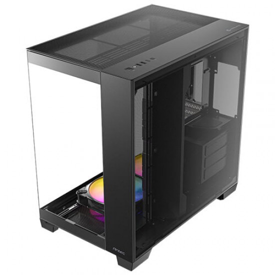 Antec C8 ARGB, 2X TQR 160mm & 1x TQ 140mm ARGB PWM Fans Included,Dual-Chamber Layout, Type-C, 360mm Radiator Support, Seamless TG Front & Side Panels, RTX 40 Compatible, Full-Tower E-ATX PC Case