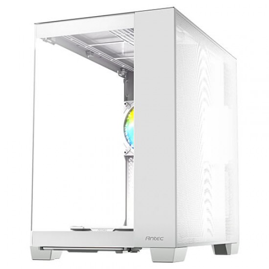 Antec C8 ARGB White, 2x TQR 160mm & 1x TQ 140mm ARGB PWM Fans Included,dual-chamber layout, Type-C, 360mm Radiator Support, Seamless TG Front & Side Panels, RTX 40 compatible, Full-Tower E-ATX PC Case