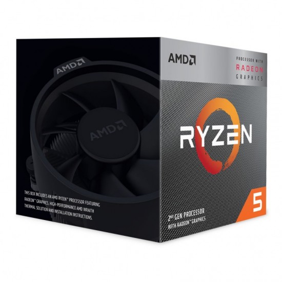 AMD Ryzen 5 3400G - 4Core 3.7GHz Processor