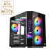 Xigmatek Cubi II 7 Fan ARGB LCD 9.18 DGT LCD Argb TypeC Mid Tower Case Xigmatek Cubi II 7 Fan ARGB LCD 9.18 DGT LCD Argb TypeC Mid Tower Case