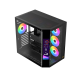 Xigmatek Cubi II 7 Fan ARGB LCD 9.18 DGT LCD Argb TypeC Mid Tower Case Xigmatek Cubi II 7 Fan ARGB LCD 9.18 DGT LCD Argb TypeC Mid Tower Case