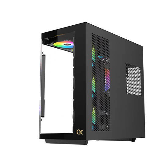 Xigmatek Cubi II 7 Fan ARGB LCD 9.18 DGT LCD Argb TypeC Mid Tower Case Xigmatek Cubi II 7 Fan ARGB LCD 9.18 DGT LCD Argb TypeC Mid Tower Case