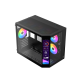 Xigmatek Cubi M 6 Fan ARGB LCD 9.18 DGT LCD Argb Micro Tower Case