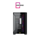 Xigmatek Crystal Storm V2 4 fan PWM Argb  + Fan Controller + X Power 600W 80 Plus Curved TG Mid Tower Case 