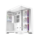 Xigmatek Crystal Storm V2 Arctic 4 fan PWM Argb + Fan Controller + Valkyrie 750W 80+ Bronze ATX3.1 Curved TG Mid Tower Case