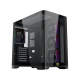 Xigmatek Crystal Storm V2 4 fan PWM Argb Curved TG Mid Tower Case 