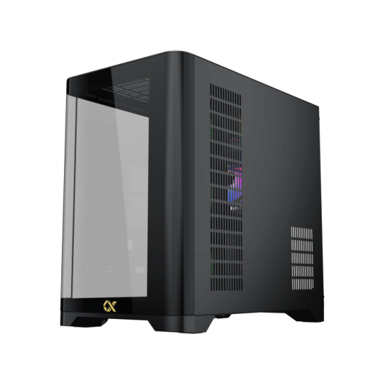 Xigmatek Crystal Storm V2 4 fan PWM Argb Curved TG Mid Tower Case 