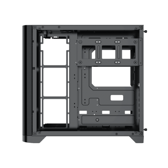 Xigmatek Crystal Storm V2 4 fan PWM Argb Curved TG Mid Tower Case 