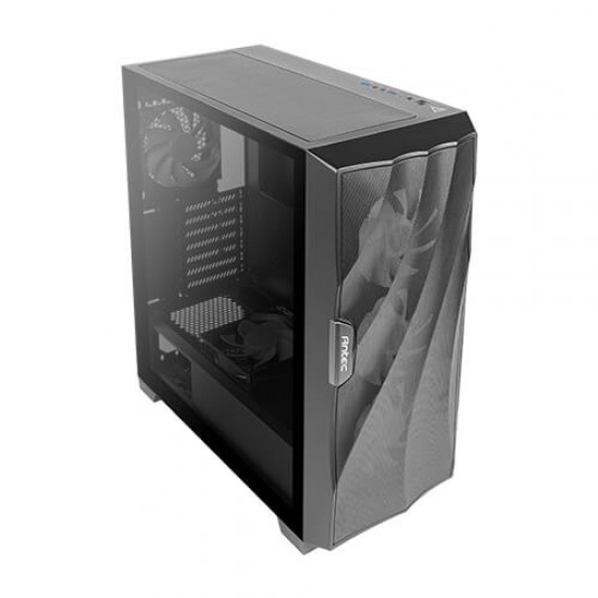 Antec DF700 Flux, Mid Tower Computer Case Tempered Glass Side Panel, USB3.0 x 2, 360 mm Radiator Support, 3 x 120 mm ARGB, 1 x 120 mm Reverse & 1 x 120 mm Fans Included