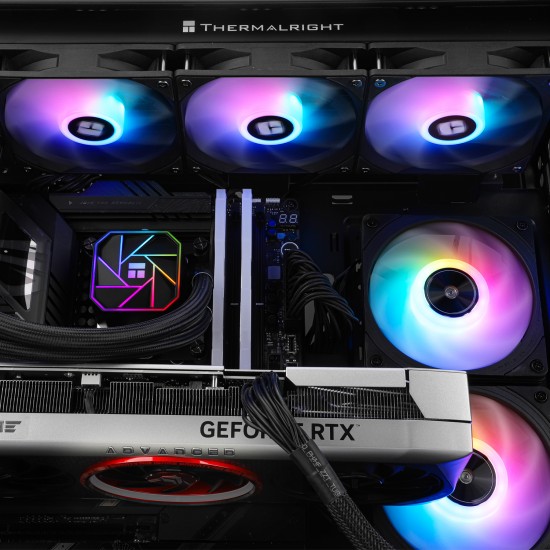 Thermalright Aqua Elite 360 V3 Liquid CPU Cooler, 360 Cooling Row Size, 3 x 120mm PWM Fans, S-FDB Bearings,for AMD/AM4/AM5, Intel LGA1150/1151/1155/1156/1200/2011/1700/1851,Desktop CPU Cooler AIO (bulk)