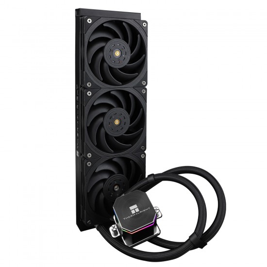 Thermalright Frozen Edge 360 Black CPU Water Cooler with PWM Fans, Pump Speed is 3300RPM,S-FDB Bearing, for AMD AM4/AM5,Intel LGA1150/1155/1200/1700/2011/1851