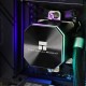 Thermalright Frozen Edge 360 Black CPU Water Cooler with PWM Fans, Pump Speed is 3300RPM,S-FDB Bearing, for AMD AM4/AM5,Intel LGA1150/1155/1200/1700/2011/1851