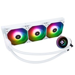 Thermalright Frozen Notte 360 White ARGB V2 Water Cooling CPU Cooler, 360 White CPU Cooler Specifications, 3×120mm PWM Fans, S-FDB Bearings, Suitable for AMD/AM4, Intel LGA 1700/1150/1151/1200/2011/1851