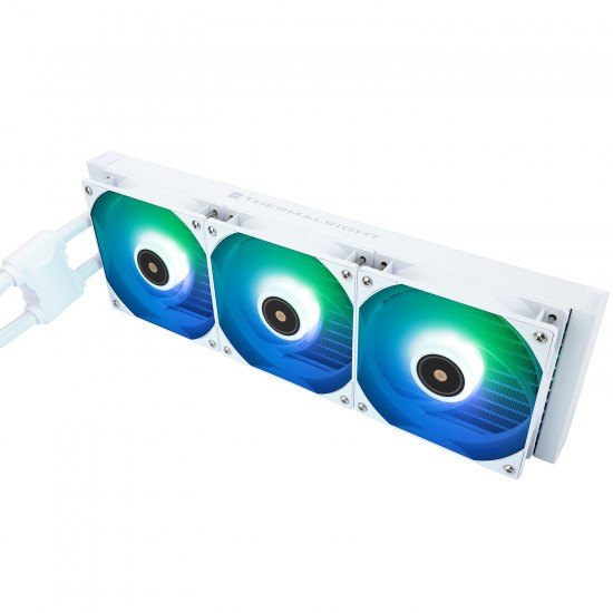 Thermalright Frozen Notte 360 White ARGB V2 Water Cooling CPU Cooler, 360 White CPU Cooler Specifications, 3×120mm PWM Fans, S-FDB Bearings, Suitable for AMD/AM4, Intel LGA 1700/1150/1151/1200/2011/1851