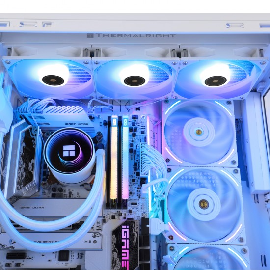 Thermalright Frozen Notte 360 White ARGB V2 Water Cooling CPU Cooler, 360 White CPU Cooler Specifications, 3×120mm PWM Fans, S-FDB Bearings, Suitable for AMD/AM4, Intel LGA 1700/1150/1151/1200/2011/1851