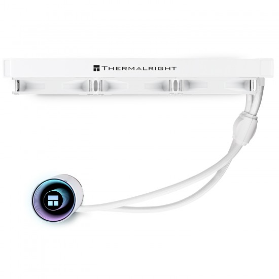 Thermalright Frozen Notte 360 White ARGB V2 Water Cooling CPU Cooler, 360 White CPU Cooler Specifications, 3×120mm PWM Fans, S-FDB Bearings, Suitable for AMD/AM4, Intel LGA 1700/1150/1151/1200/2011/1851