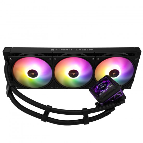 Thermalright Frozen Warframe PRO 360 BLACK ARGB  - 2000RPM PWM Fans, with 2.73" LCD Display Screen, for AM4/AM5 & Intel LGA1150/1151/1200/2011/1700/1851