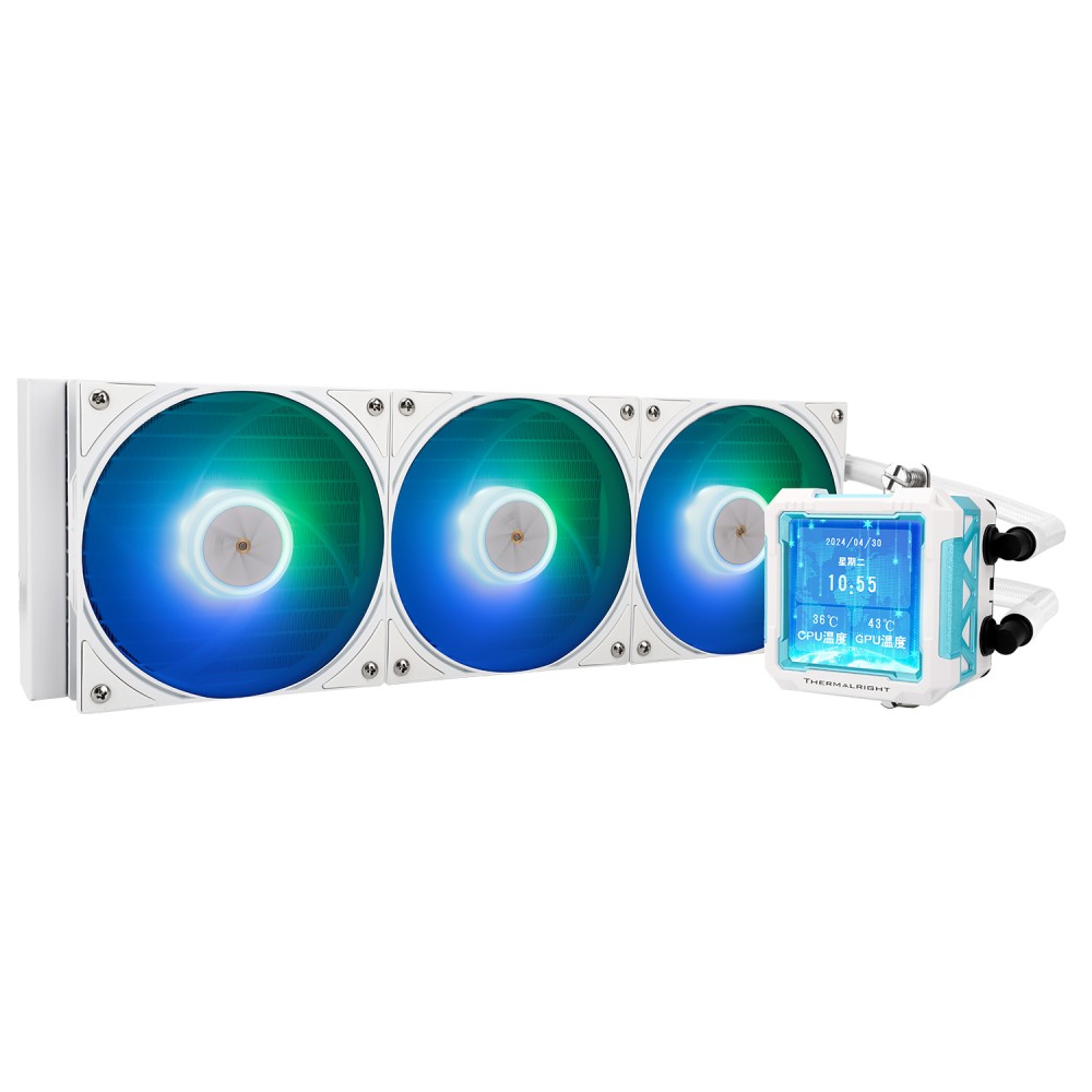 Thermalright Frozen Warframe PRO 360 White ARGB AIO CPU Liquid Cooler ...