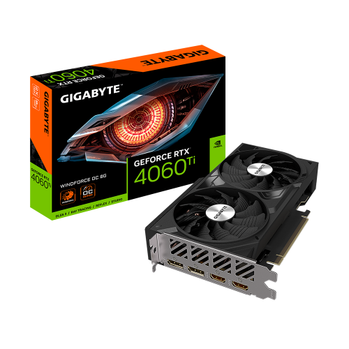 GIGABYTE GeForce RTX™ 4060 Ti WINDFORCE OC 8G