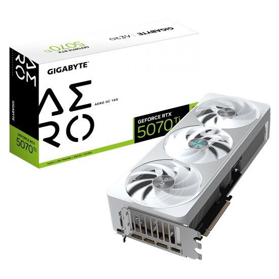 GIGABYTE GeForce RTX™ 5070 Ti AERO OC 16G GIGABYTE GeForce RTX™ 5070 Ti AERO OC 16G