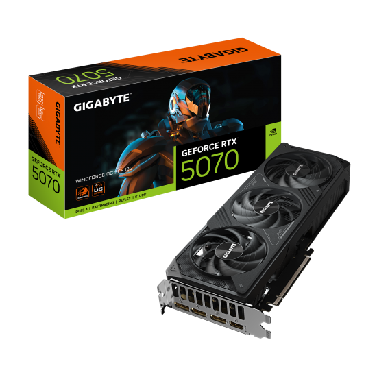 GIGABYTE GeForce RTX™ 5070 WINDFORCE OC SFF 12G GIGABYTE GeForce RTX™ 5070 WINDFORCE OC SFF 12G