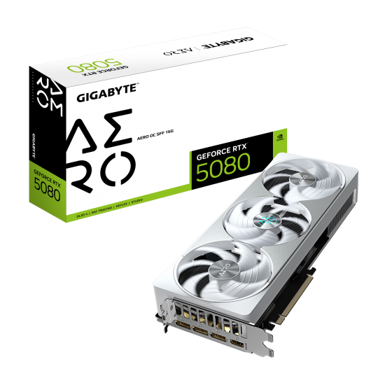 GIGABYTE GeForce RTX™ 5080 AERO OC SFF 16G GIGABYTE GeForce RTX™ 5080 AERO OC SFF 16G