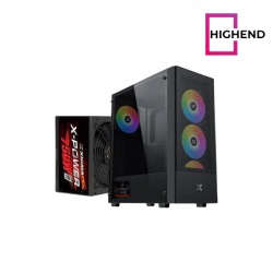 XIGMATEK HERO II AIR 4 FAN ARGB MID TOWER CASE + X-POWER 750W 80+ WHITE XIGMATEK HERO II AIR 4 FAN ARGB MID TOWER CASE + X-POWER 750W 80+ WHITE