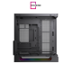 Xigamtek Heaven 8 Fan Argb Pwm E ATX Support BTF MB Type C Single Piece Curved Tempered Glass Mid Tower Case Xigamtek Heaven 8 Fan Argb Pwm E ATX Support BTF MB Type C Single Piece Curved Tempered Glass Mid Tower Case
