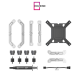 ID-COOLING DX360 MAX Gen 7 Pump White AIO Liquid Cpu Cooler