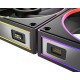 ID-COOLING MF-1230-ARGB-K TRIO ARGB PWM Dual Ball Bearing Magnetic Connection 30mm Thickened Frame 7 Blade 3 Fans ID-COOLING MF-1230-ARGB-K TRIO ARGB PWM Dual Ball Bearing Magnetic Connection 30mm Thickened Frame 7 Blade 3 Fans