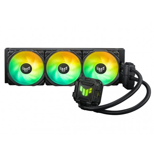 ASUS TUF Gaming LC II 360 ARGB All-in-One Liquid CPU Cooler with Aura Sync, 3x TUF Gaming 120mm ARGB Radiator Fans, Reinforced Tubing, Widely Compatible with Latest Intel & AMD CPUs