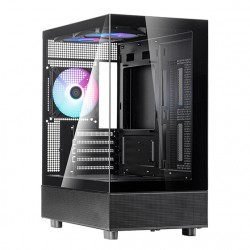 SilverStone Lucid 04 Mid‑Tower Case + SilverStone ET650-B 650WATT High efficiency with 80 PLUS Bronze certification SilverStone Lucid 04 Mid‑Tower Case + SilverStone ET650-B 650WATT High efficiency with 80 PLUS Bronze certification