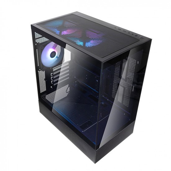 SilverStone Lucid 04 Mid‑Tower Case + SilverStone ET650-B 650WATT High efficiency with 80 PLUS Bronze certification