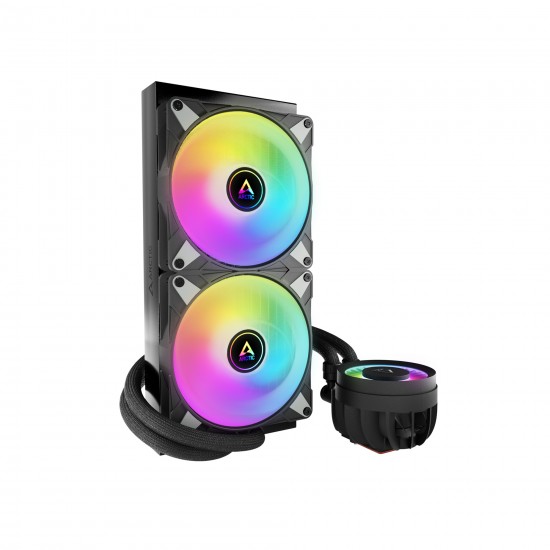  ARCTIC Liquid Freezer III 280 A-RGB - CPU AIO Water Cooler, Water Cooling PC, Intel & AMD, Efficient PWM-Controlled Pump, Fan: 200–1900 RPM, LGA1851 and LGA1700 Contact Frame