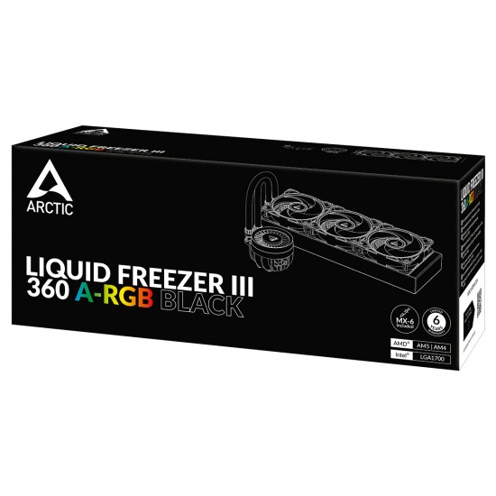 ARCTIC Liquid Freezer III 360 A-RGB (Black) ARCTIC Liquid Freezer III 360 A-RGB (Black)
