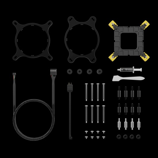 GAMDIAS CHIONE M4-240 IPS LCD ARGB Liquid CPU Cooler